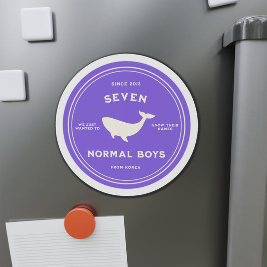 Seven Normal Boys Badge Series Die-Cut Magnet