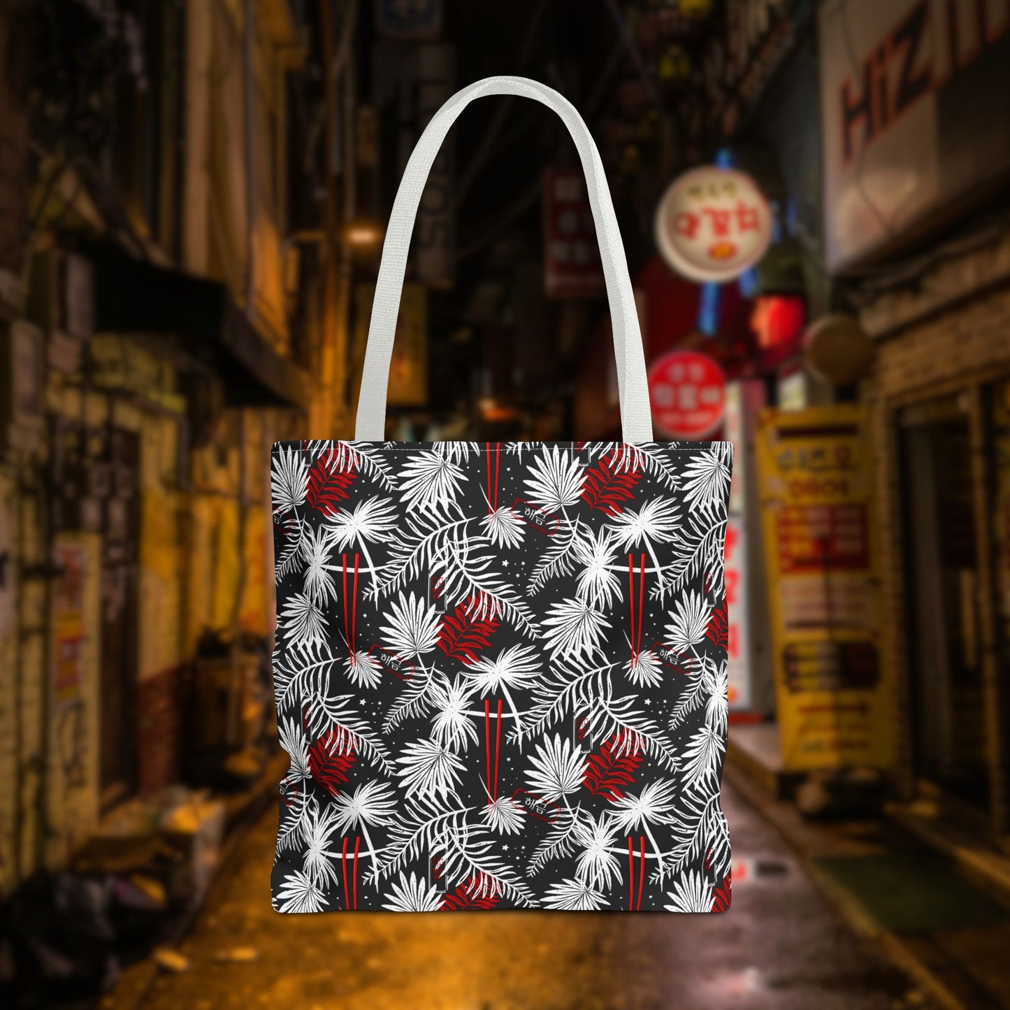 Tropical Chopsticks Tote Bag