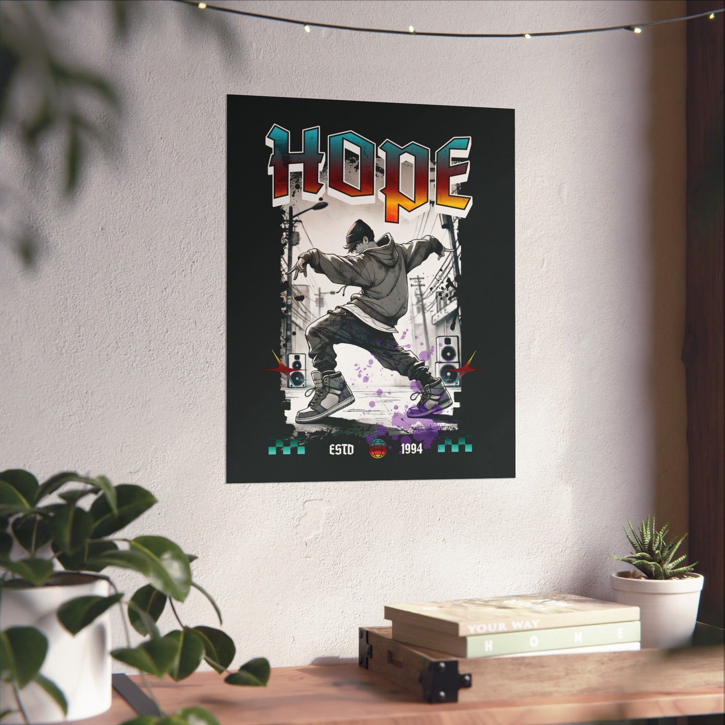 Hobi 1990s Retro Series Matte Poster