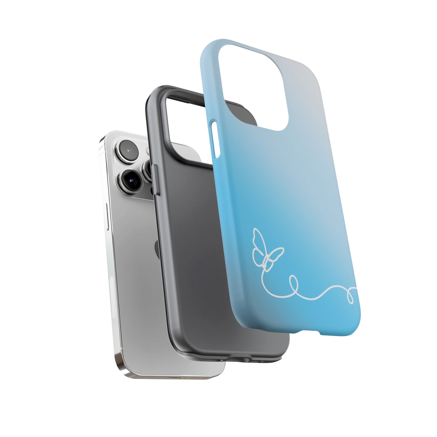 Clear Sunrise Ombre Tough Phone Case