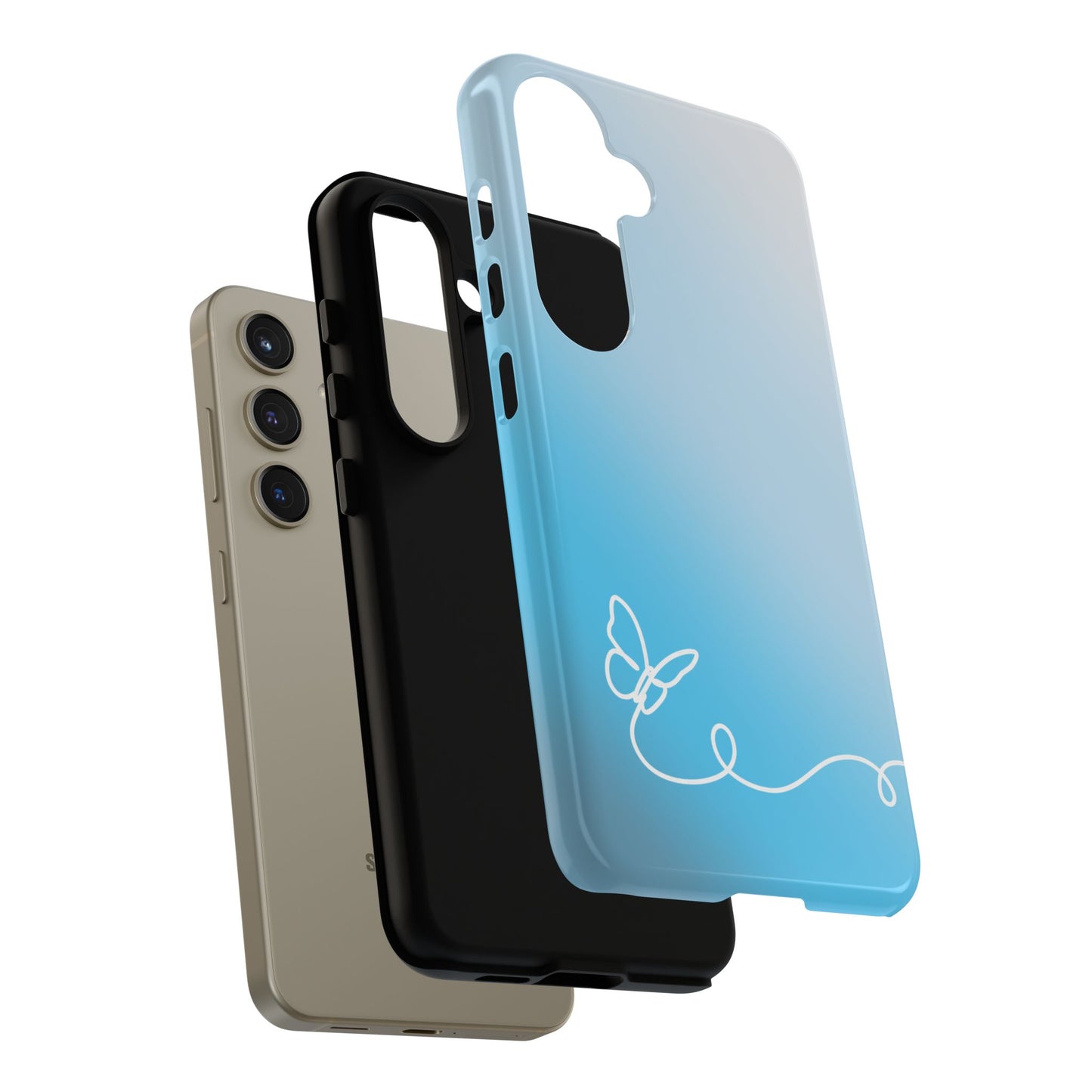 Clear Sunrise Ombre Tough Phone Case
