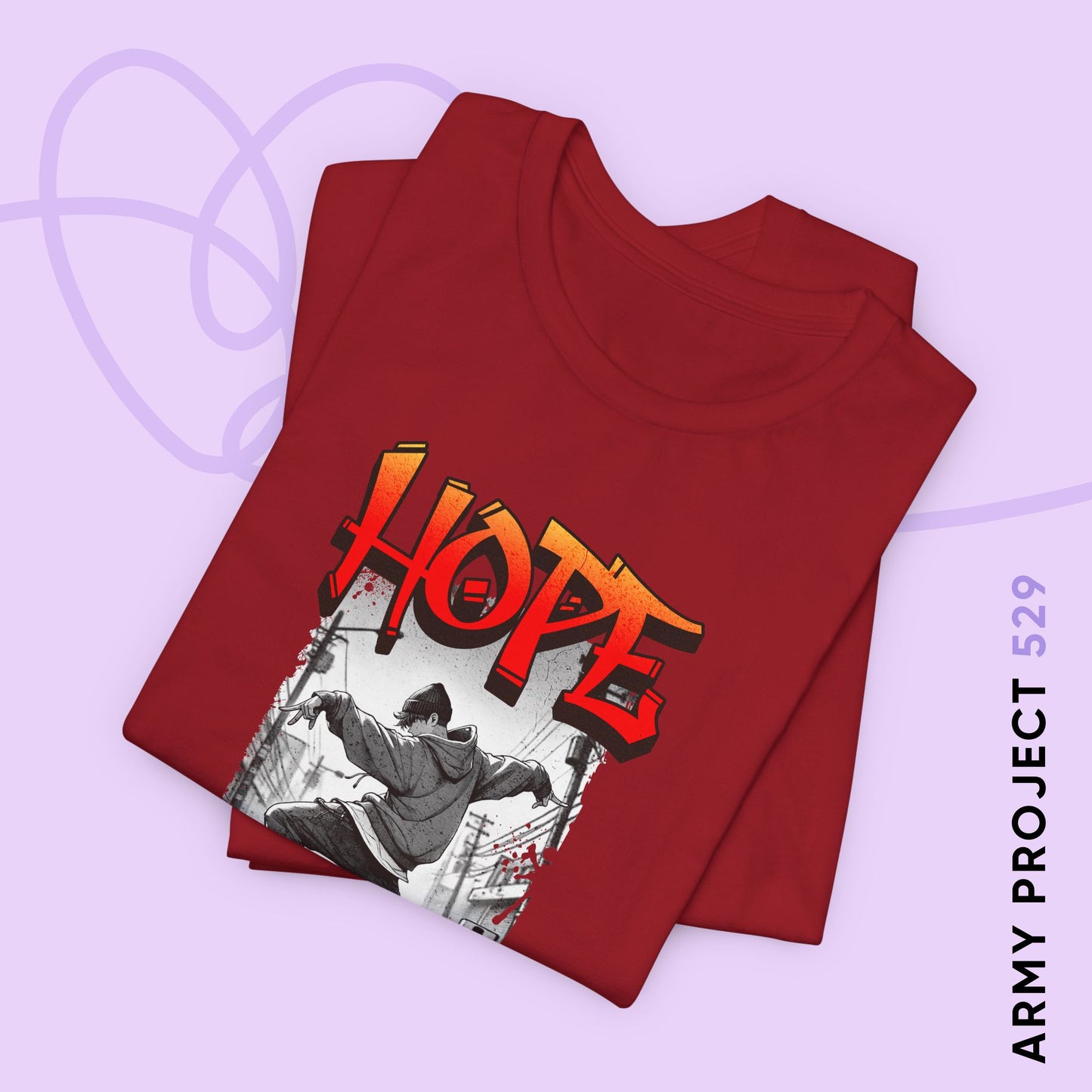 HOTS with Hope (Arson ver.) Unisex Jersey Short Sleeve Tee
