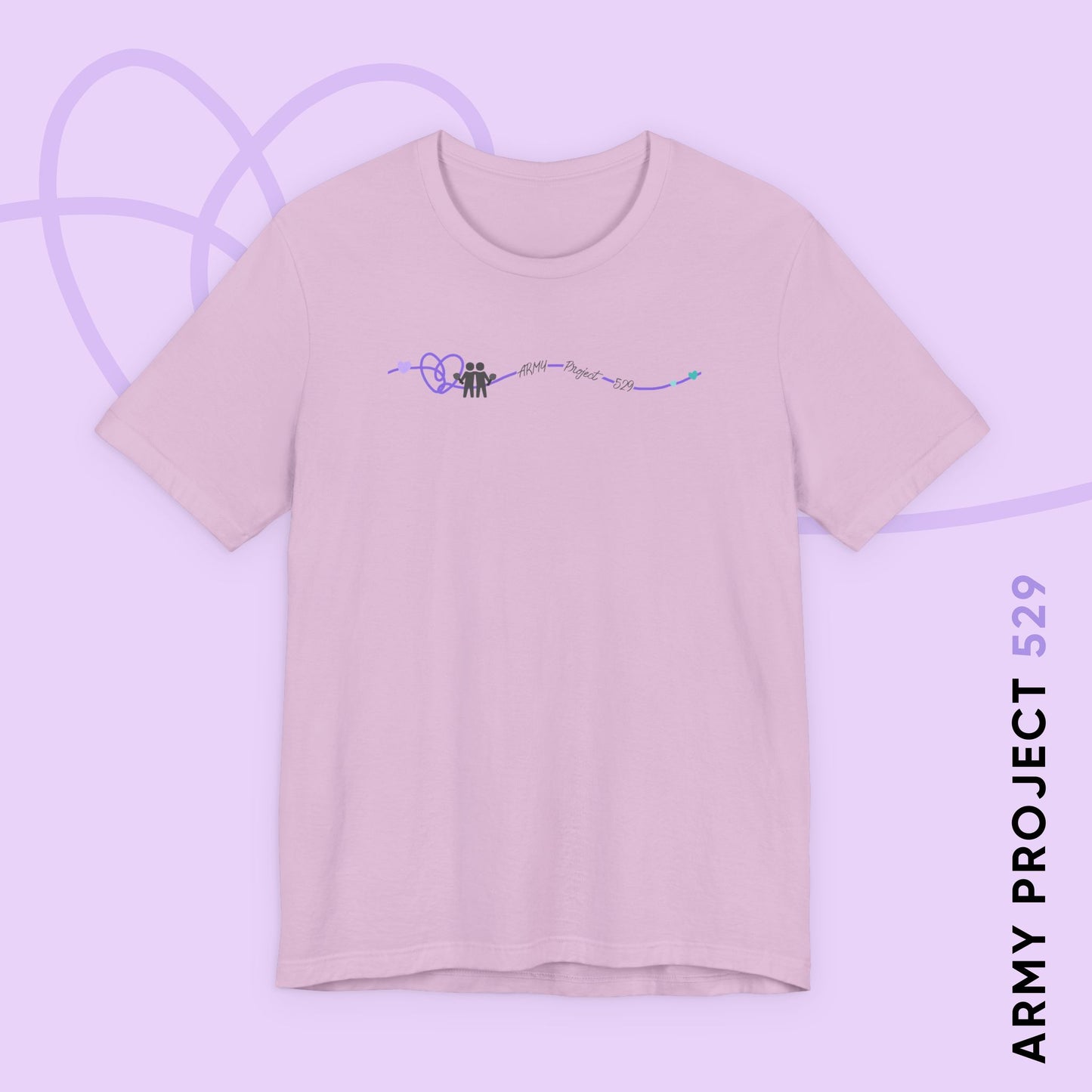 AP529 Heartline Logo Unisex Jersey Short Sleeve Tee