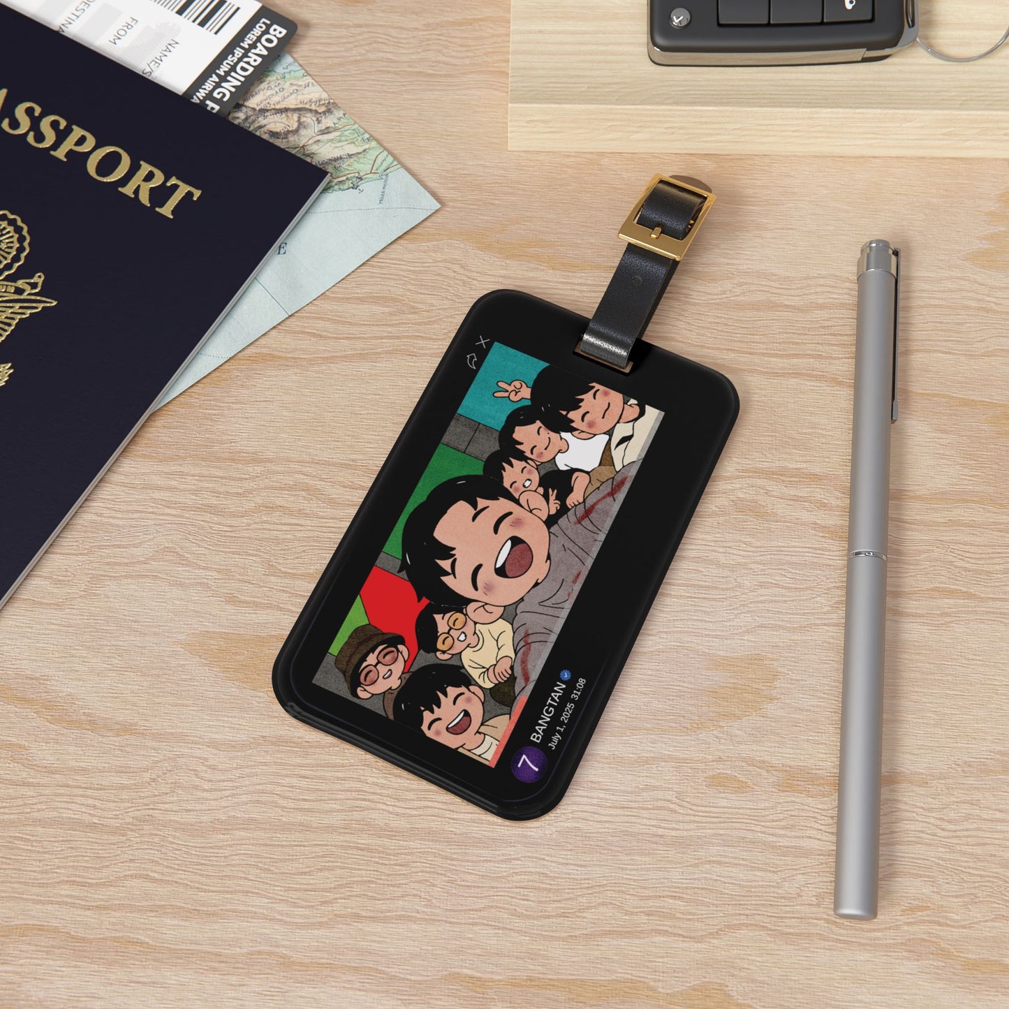 OT7 Live 2025 Luggage Tag
