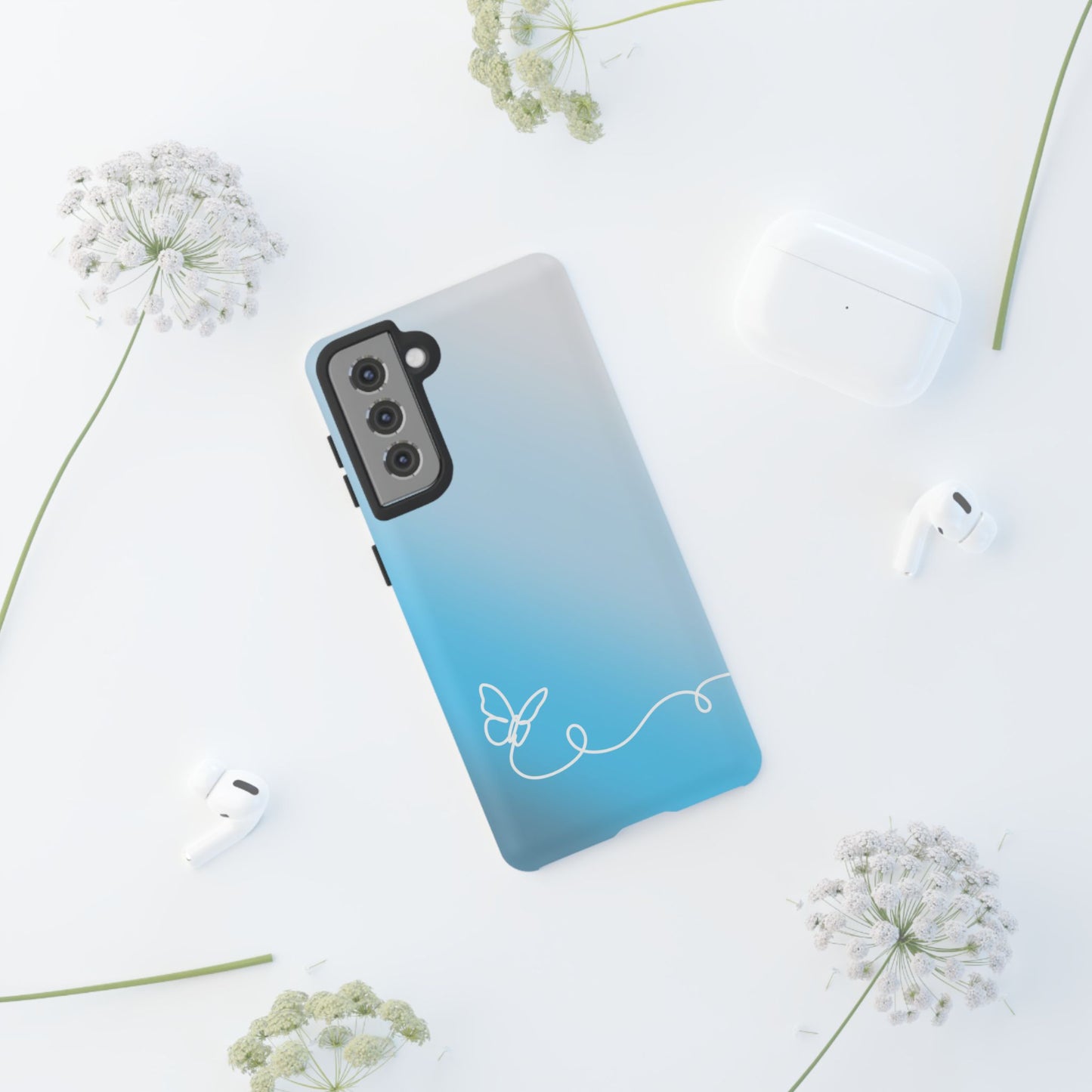 Clear Sunrise Ombre Tough Phone Case