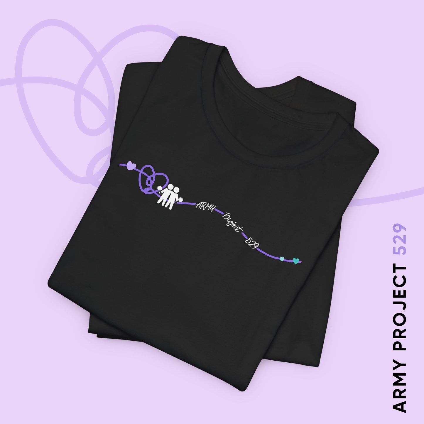 AP529 Heartline Logo Unisex Jersey Short Sleeve Tee