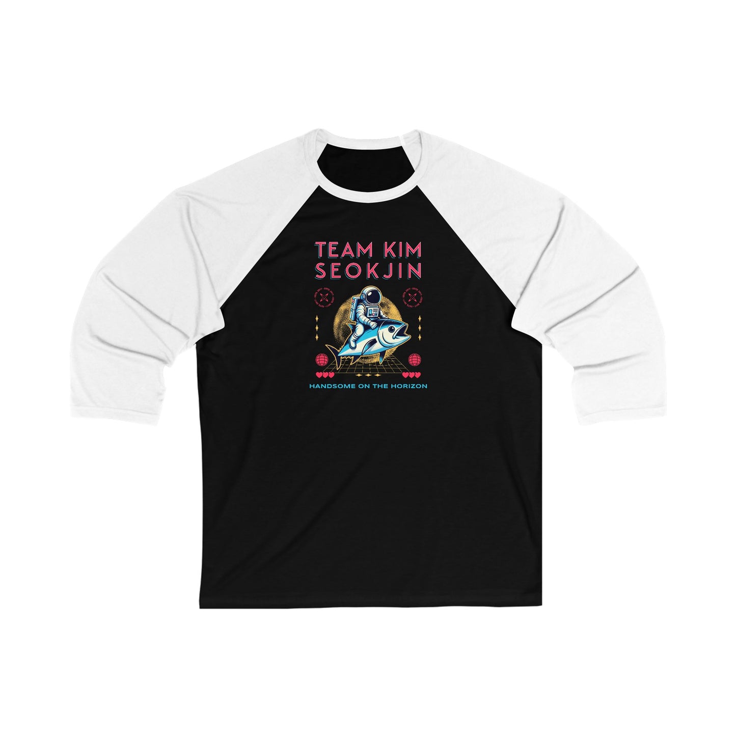 Team Kim Seokjin Unisex 3\4 Sleeve Baseball Tee