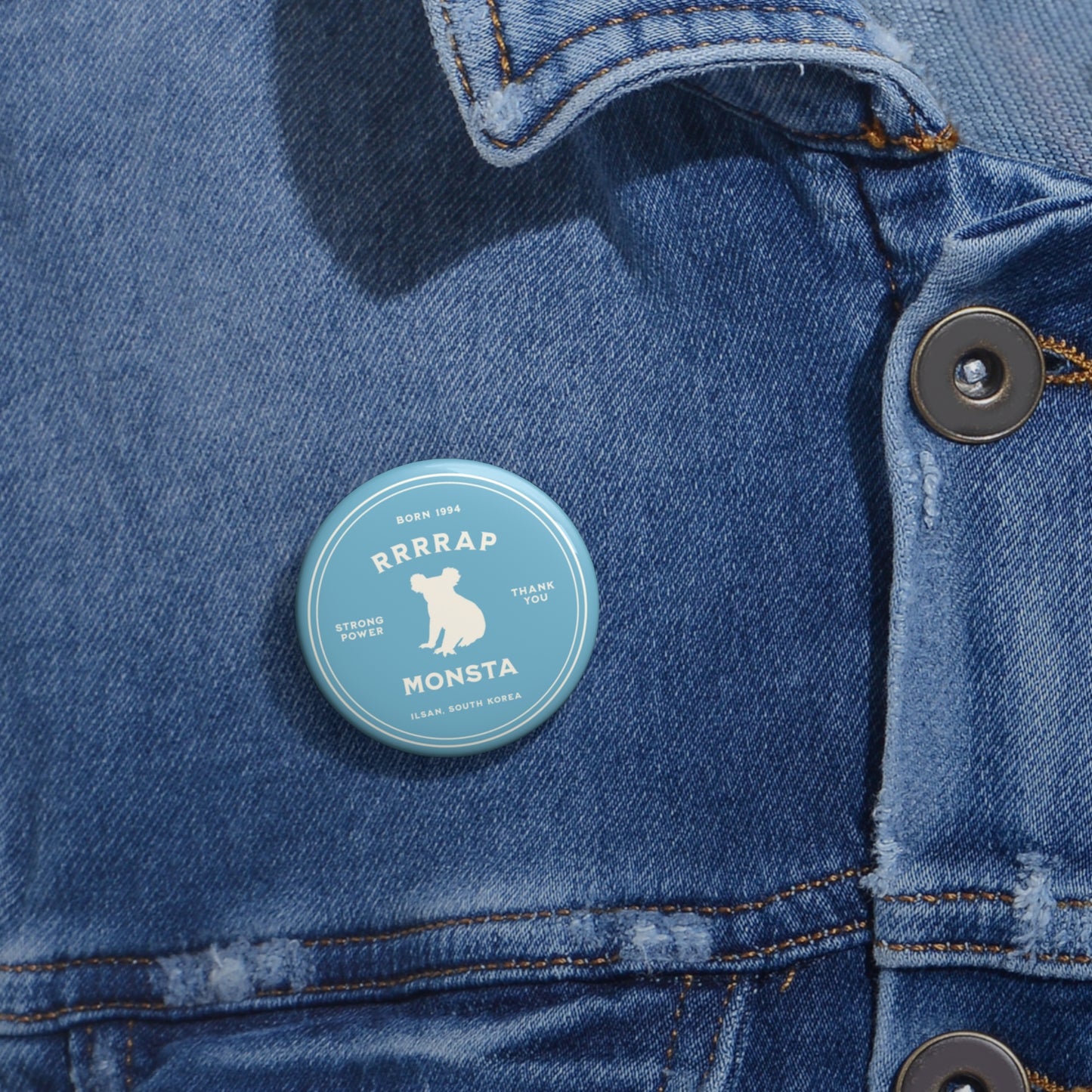 RRRRap Monsta Medallion Series Pin Button