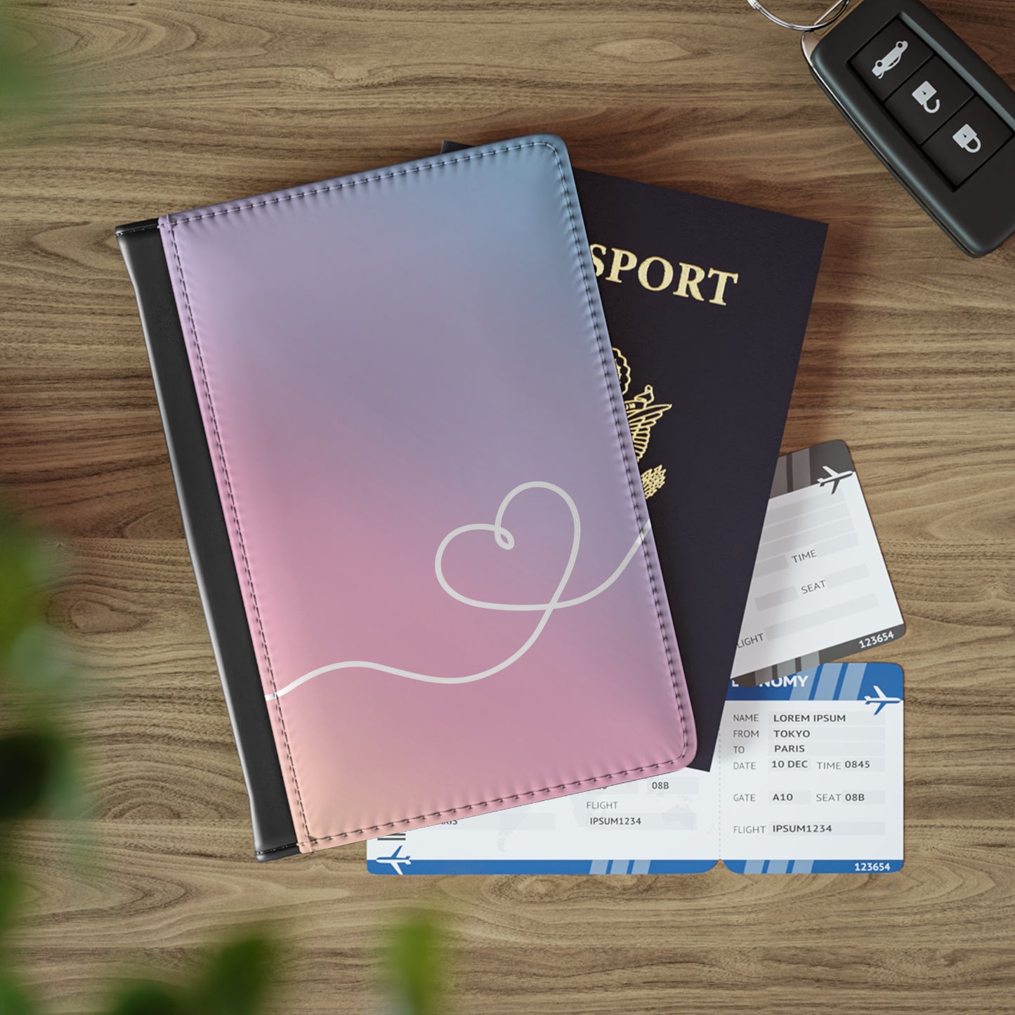 Soft Sunset Passport Cover