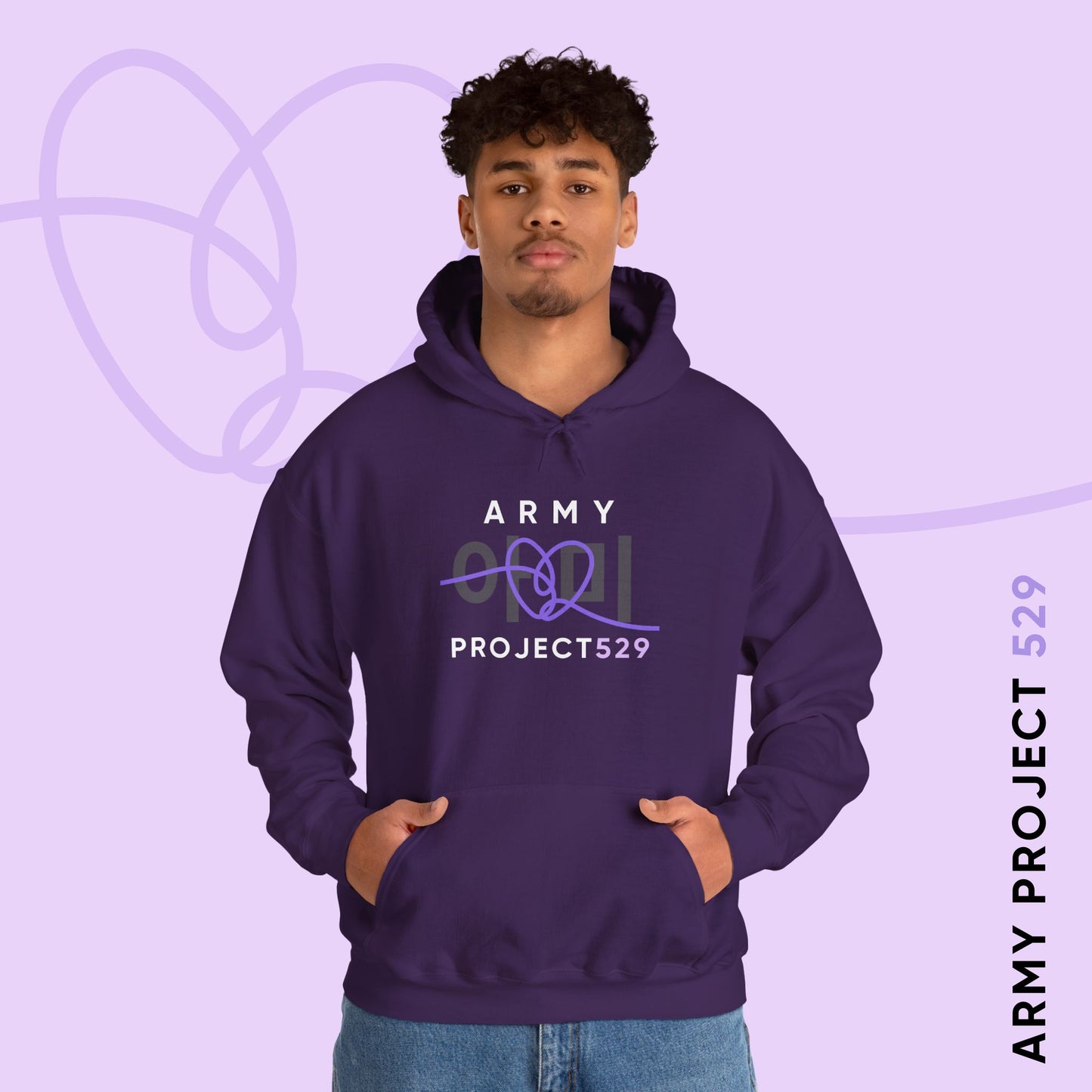 ARMY Project 529 Unisex Heavy Blend™ Hoodie
