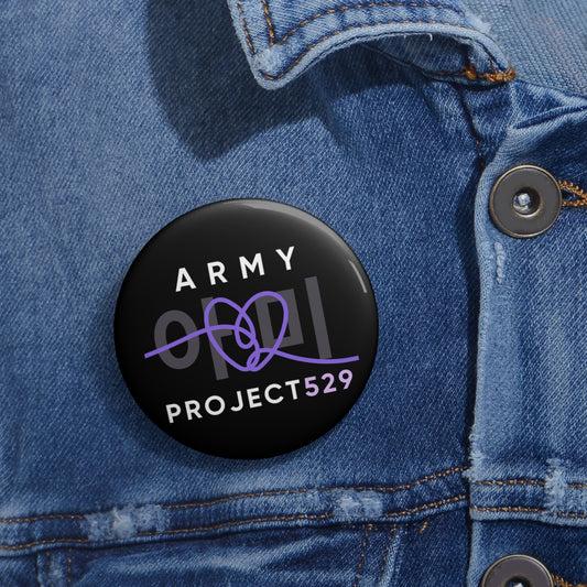 ARMY Project 529 Logo Pin Button