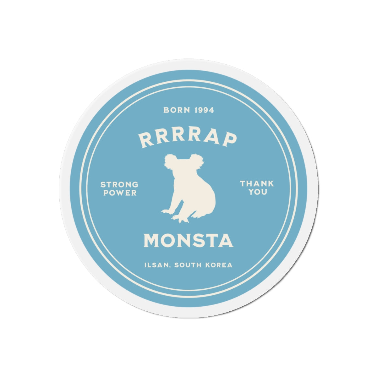 RRRRap Monsta Medallion Series Die-Cut Magnet