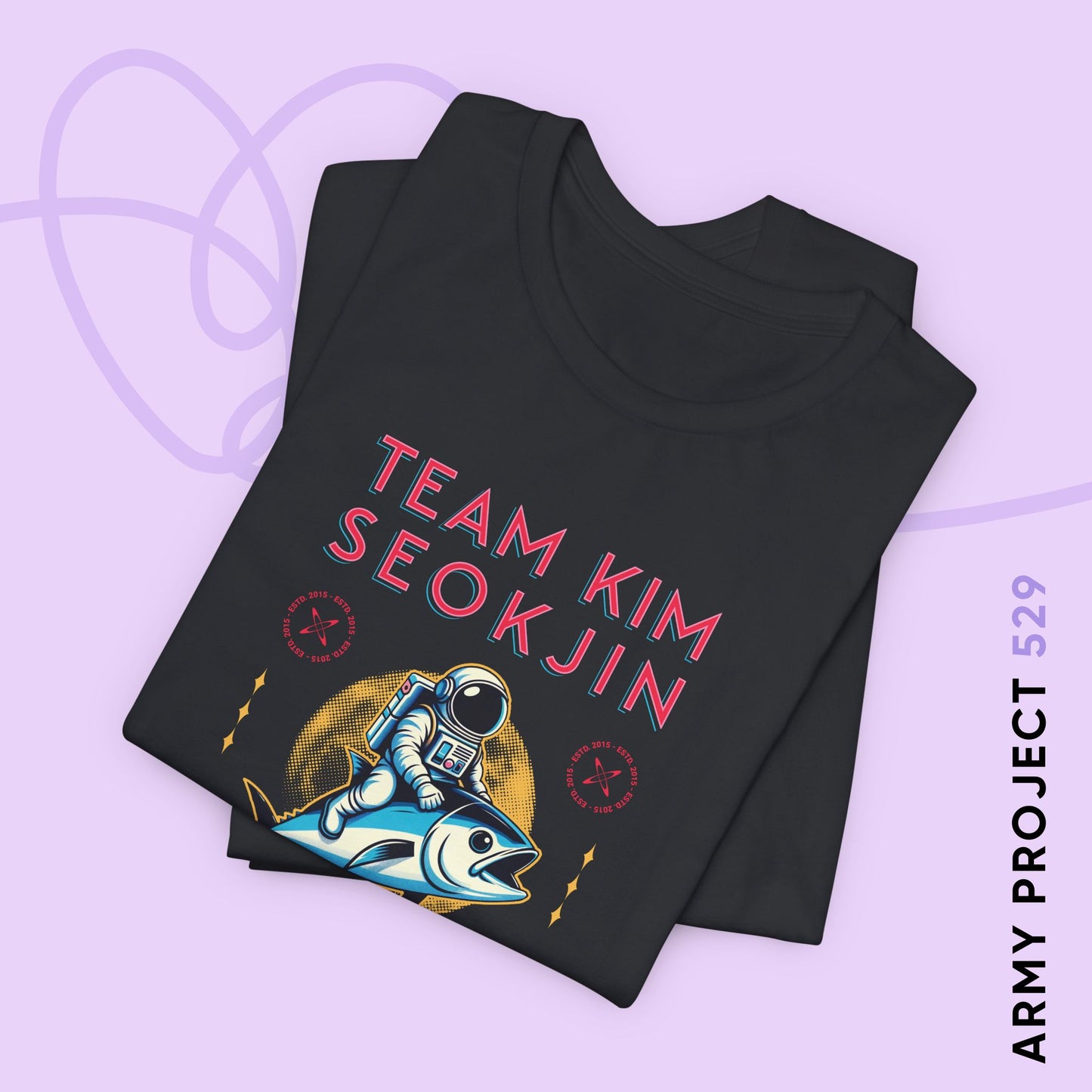 Team Kim Seokjin Unisex Jersey Short Sleeve Tee