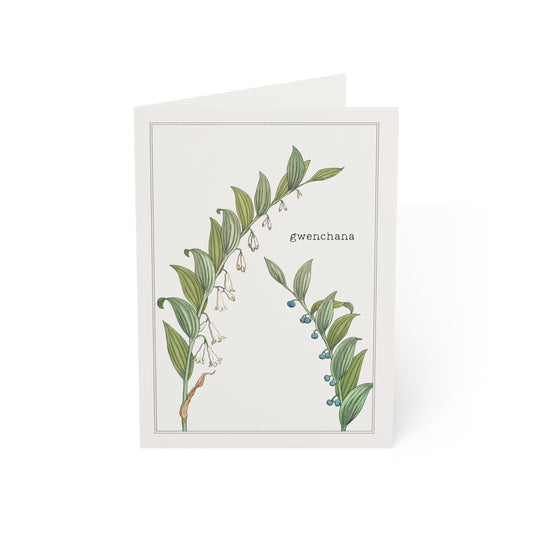 Fanmade BTS Greeting Card - "Gwenchana" Encouragement Card - Vintage Floral Artwork