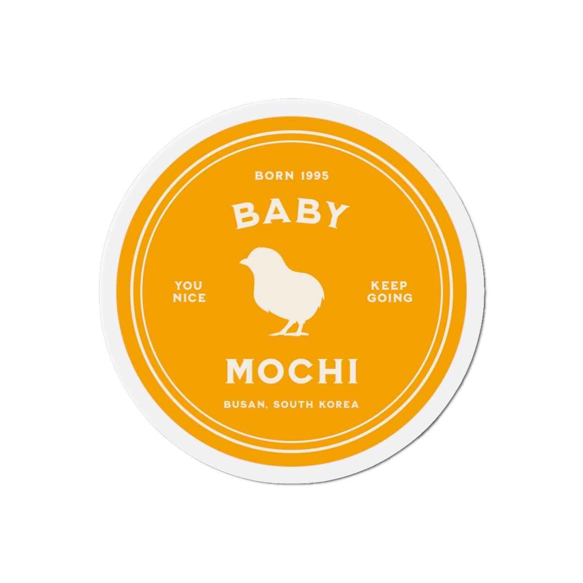 Baby Mochi Medallion Series Die-Cut Magnet