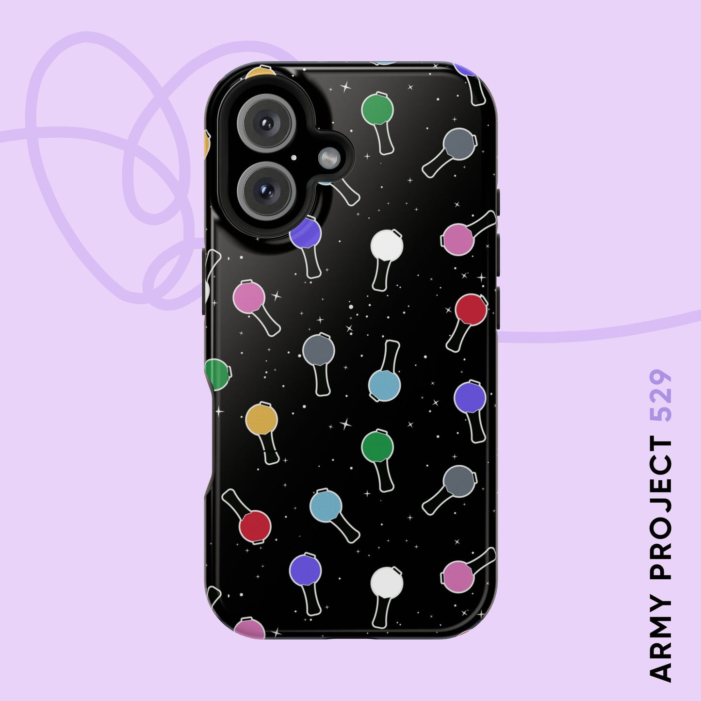 Ma City Map Lightstick Magnetic Tough Phone Case