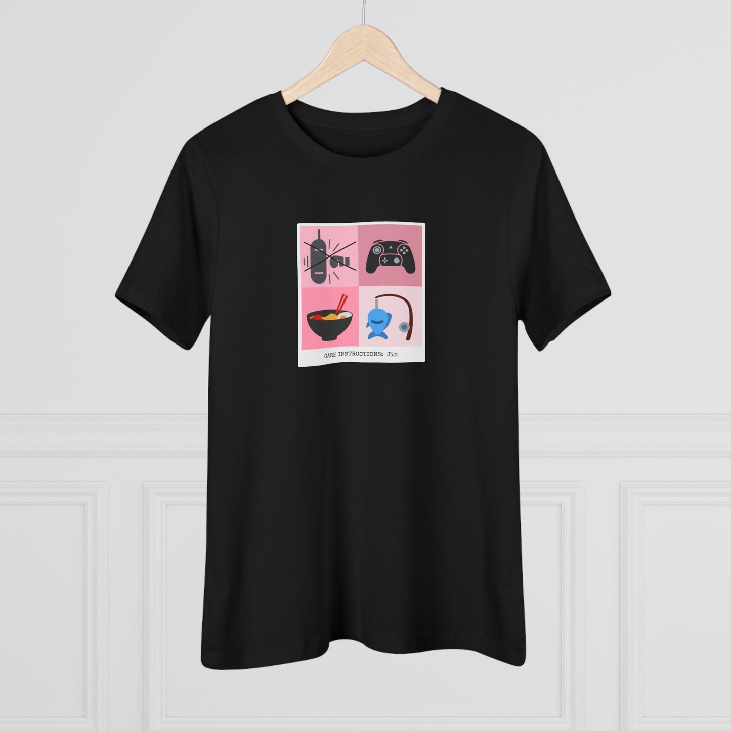 Seokjin Care Instructions Women's Relaxed Jersey Short Sleeve Tee