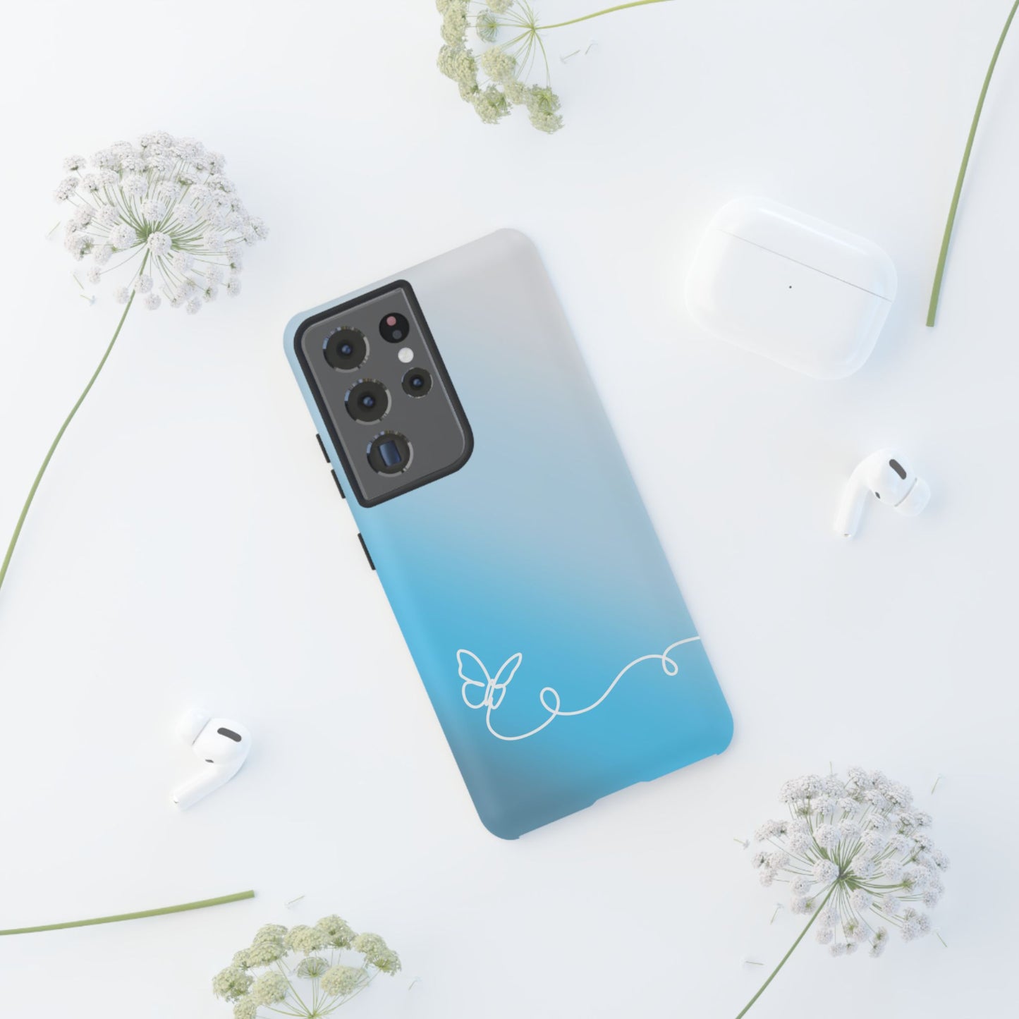 Clear Sunrise Ombre Tough Phone Case