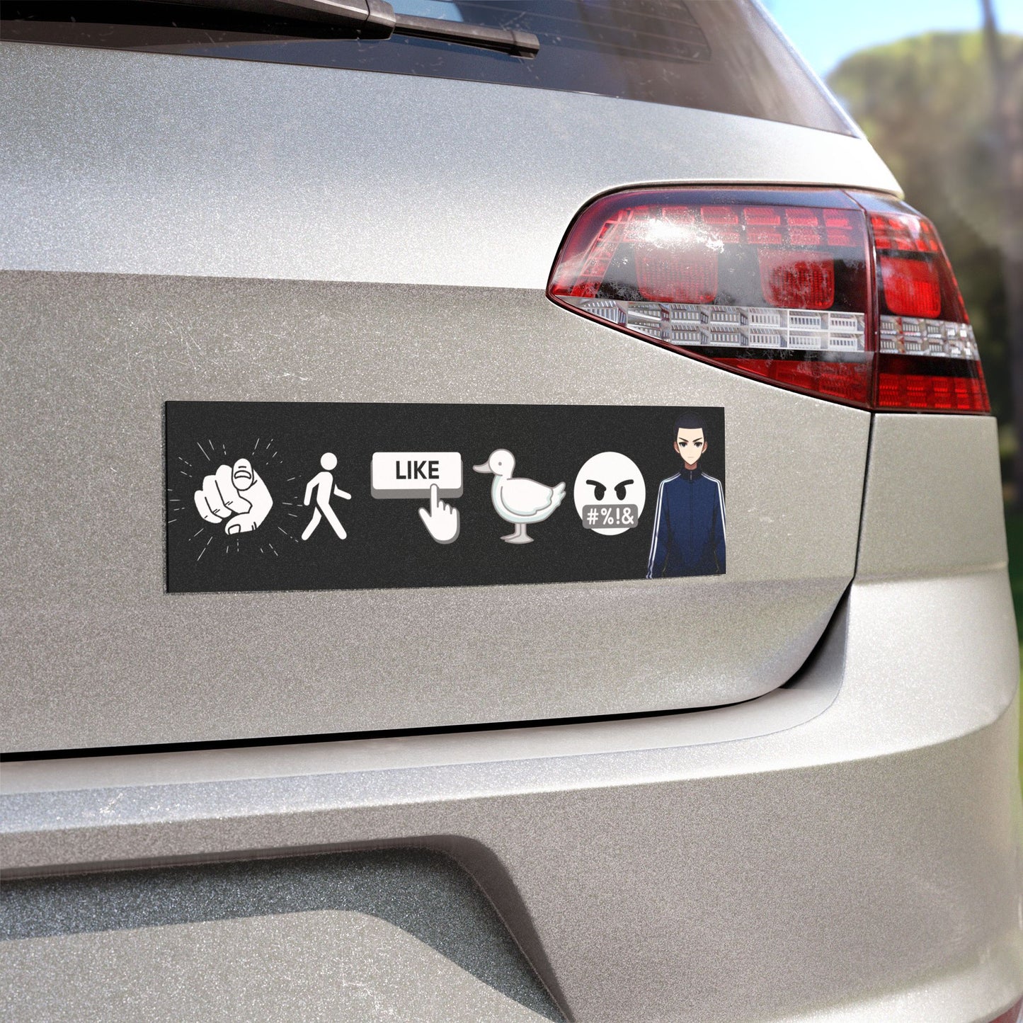 Walking Like a Duck Car Magnet