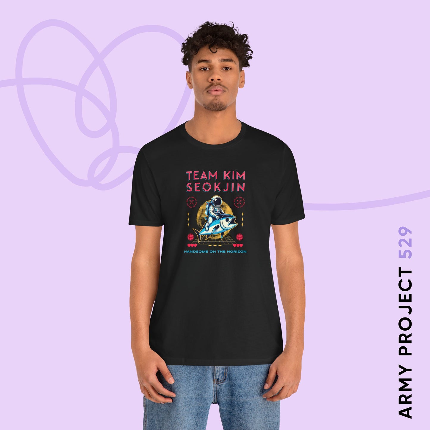 Team Kim Seokjin Unisex Jersey Short Sleeve Tee