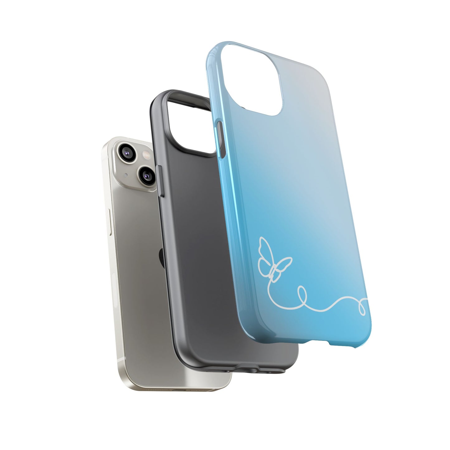 Clear Sunrise Ombre Tough Phone Case