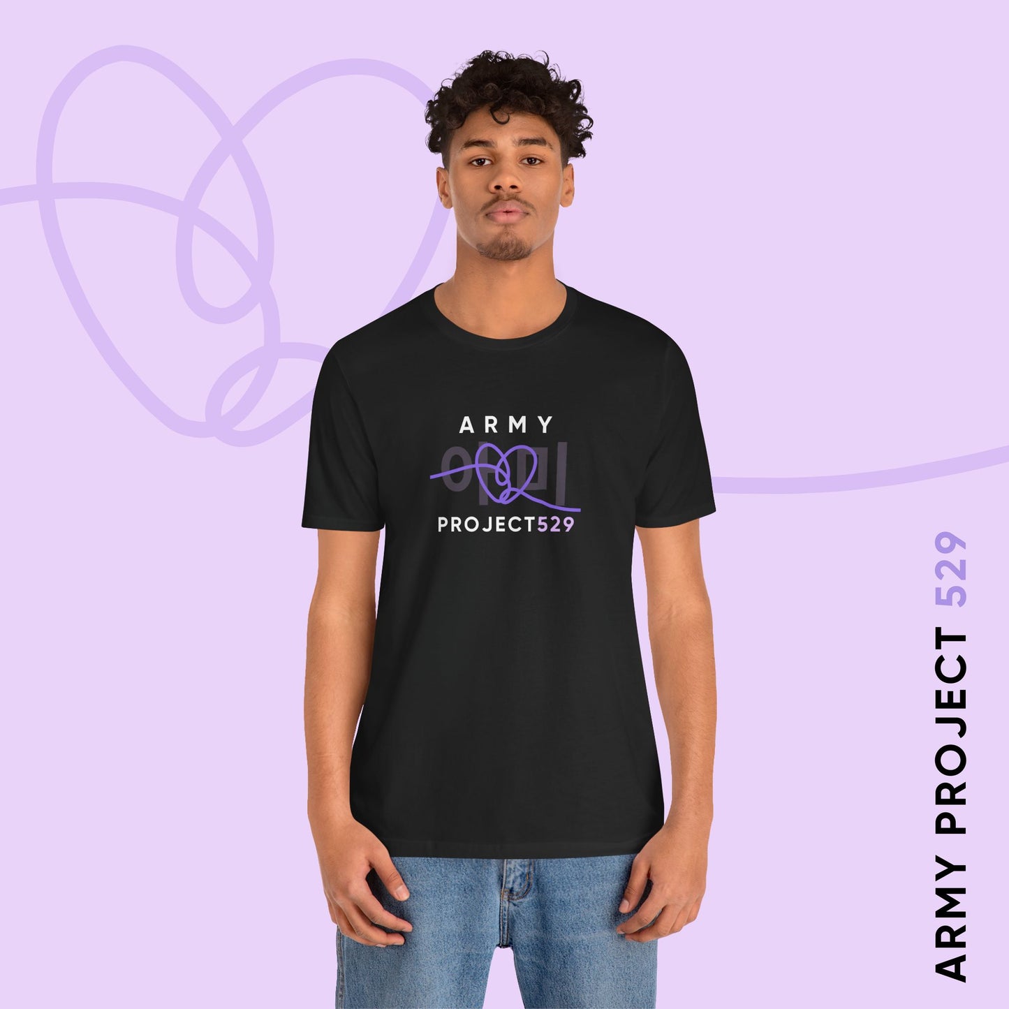 ARMY Project 529 Unisex Jersey Short Sleeve Tee