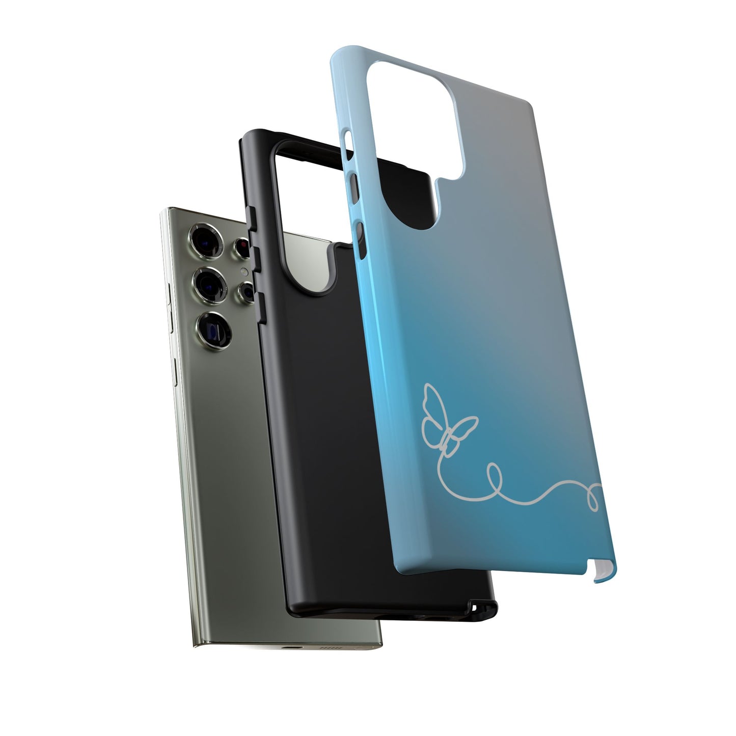 Clear Sunrise Ombre Tough Phone Case
