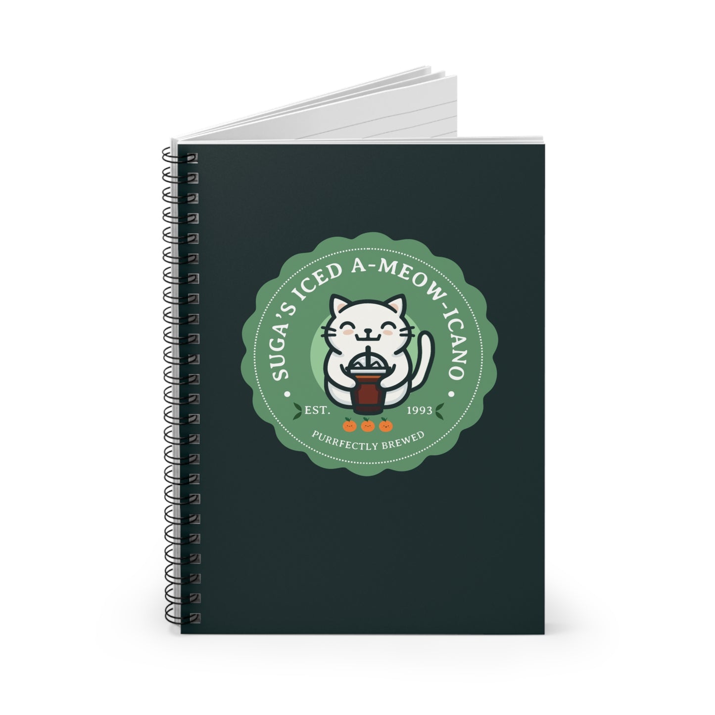 SUGA Iced A-meow-icano Bakery Series Spiral Notebook