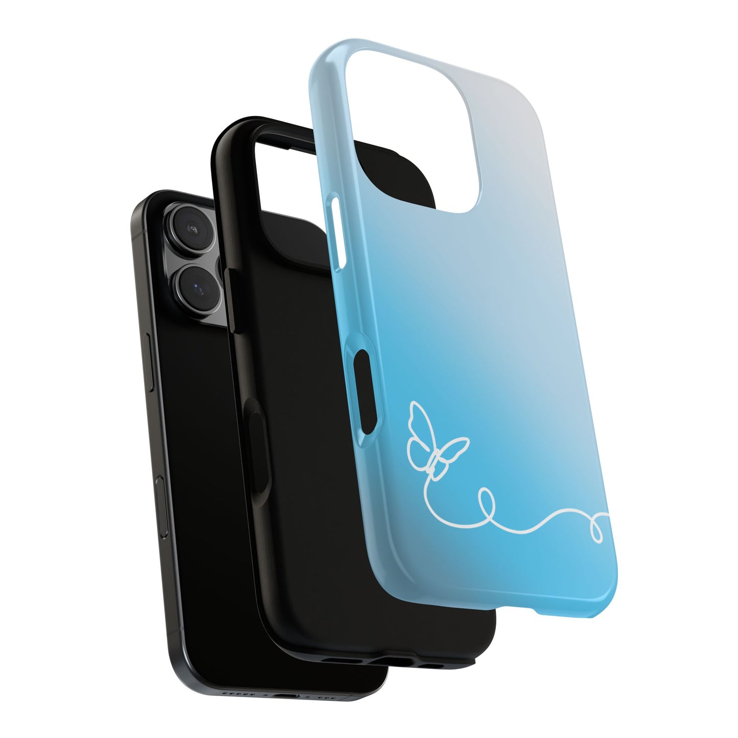 Clear Sunrise Ombre Tough Phone Case