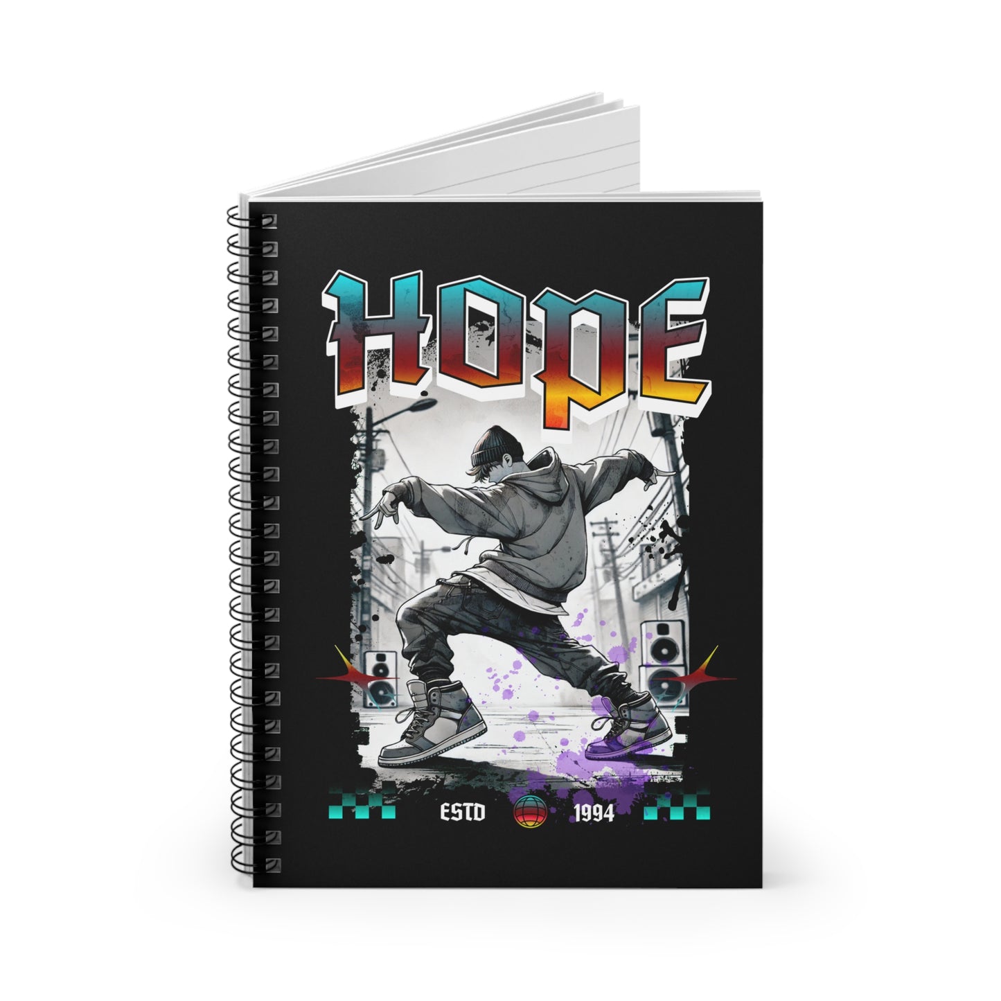 Hobi 1990s Retro Series Spiral Notebook