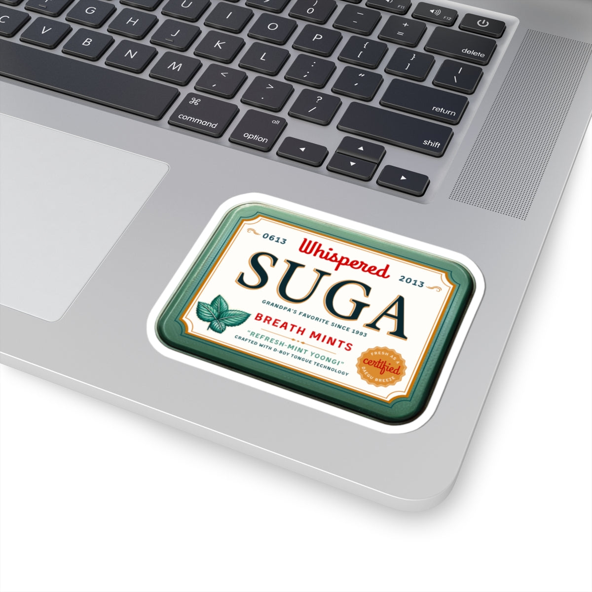 Whispered SUGA Vinyl Stickers