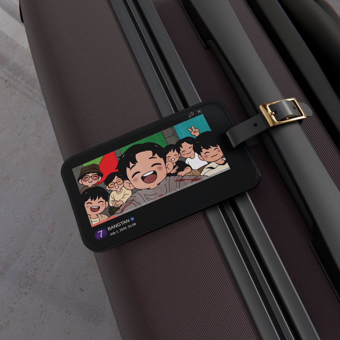OT7 Live 2025 Luggage Tag