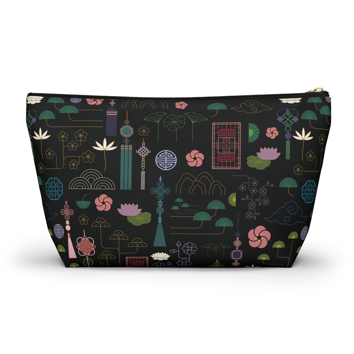 Norigae Night Garden Accessory Pouch w/ T-bottom