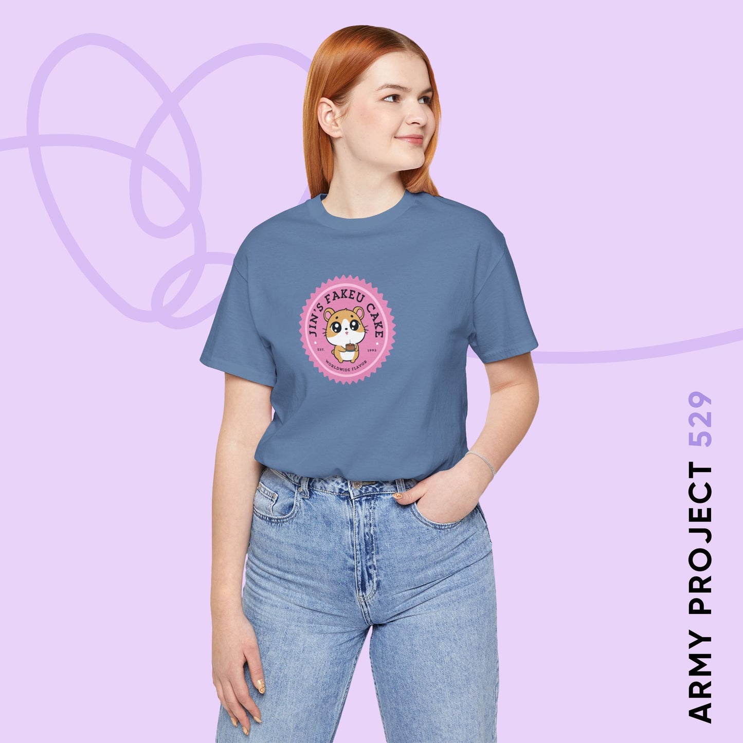 Jin Fakeu Cake Unisex Jersey Short Sleeve Tee