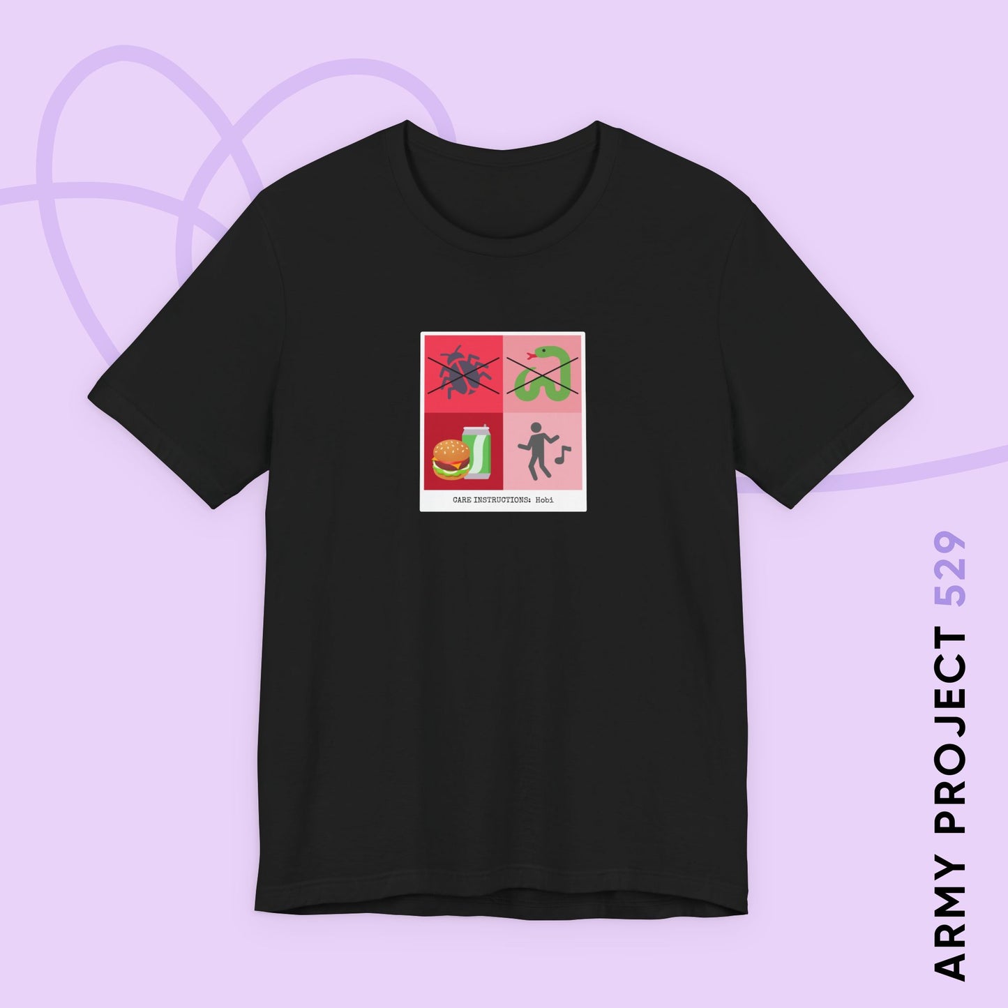 Hobi Care Instructions Unisex Jersey Short Sleeve Tee