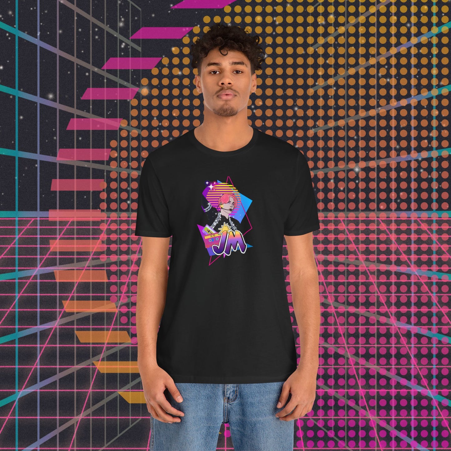 Jimin 1980s Retro Series Unisex Jersey Short Sleeve Tee