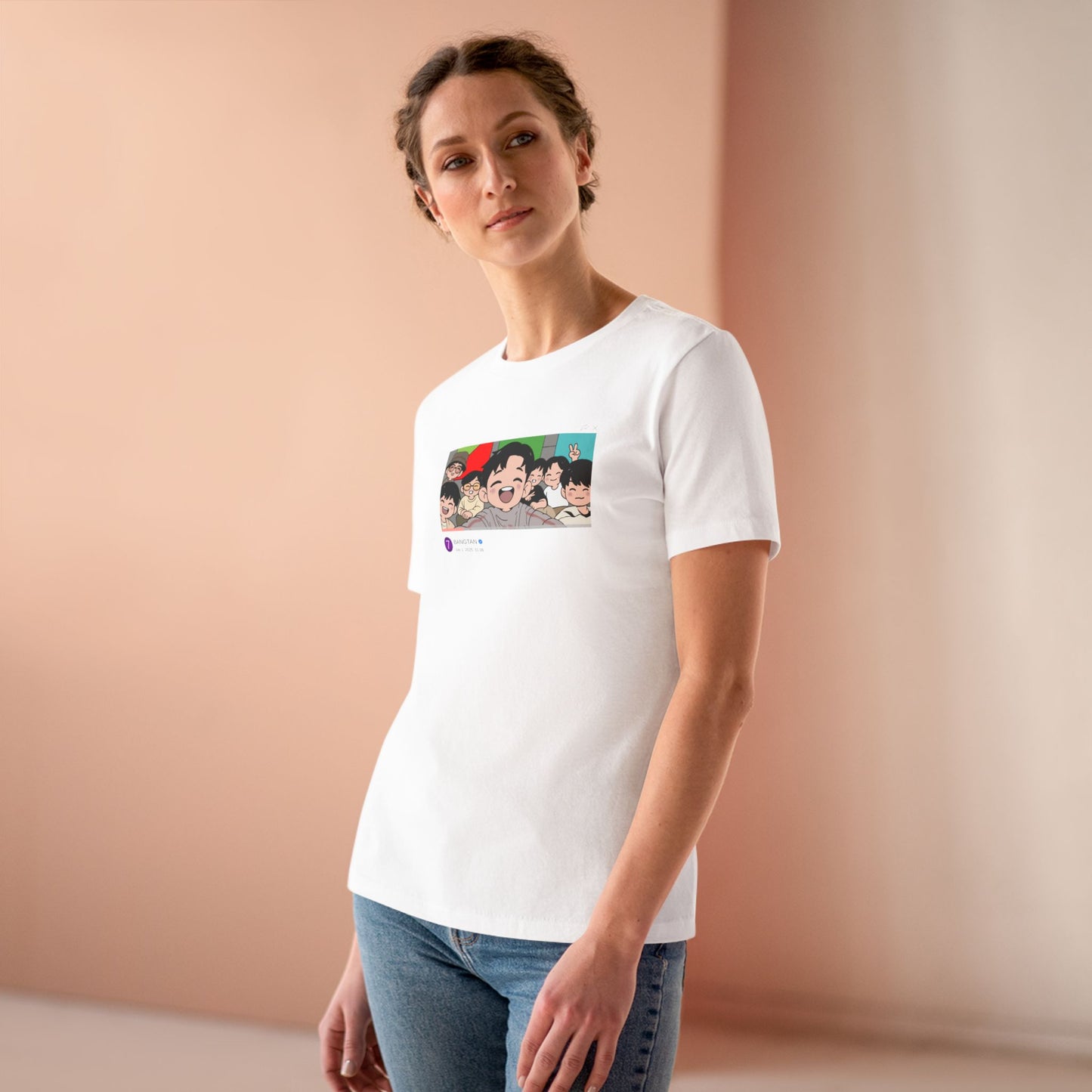 OT7 Live 2025 Women's Relaxed Jersey Short Sleeve Tee