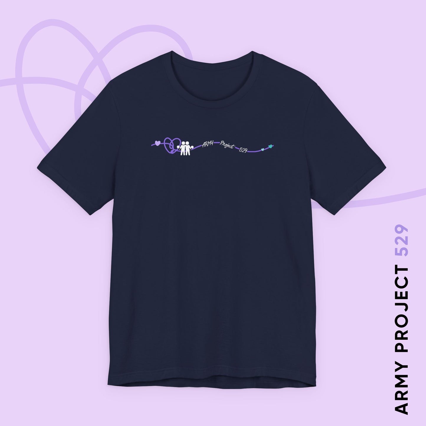 AP529 Heartline Logo Unisex Jersey Short Sleeve Tee