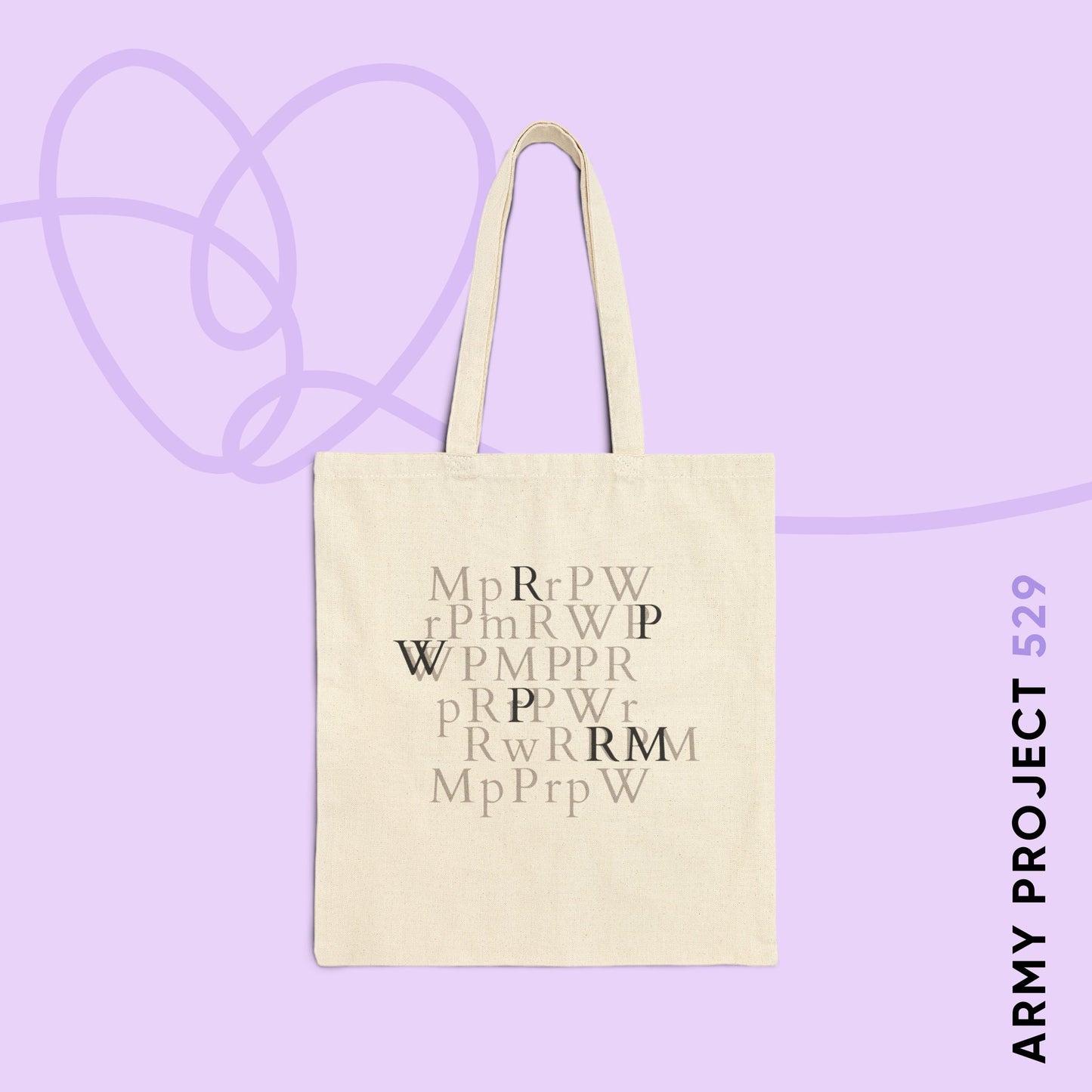 Namjoon Lost in the Page Cotton Canvas Tote Bag