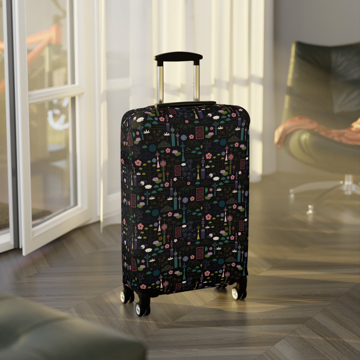 Norigae Night Garden Luggage Cover