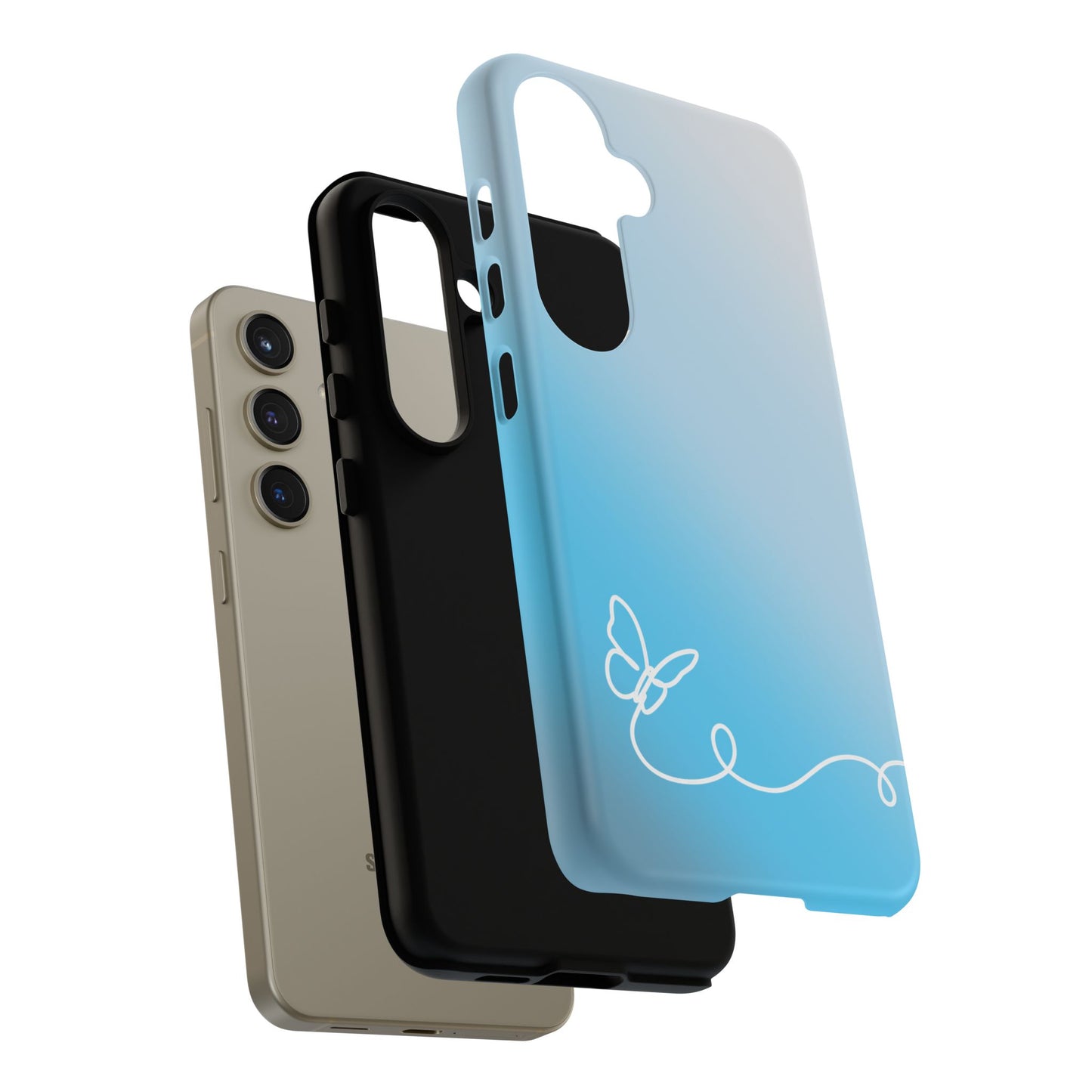 Clear Sunrise Ombre Tough Phone Case
