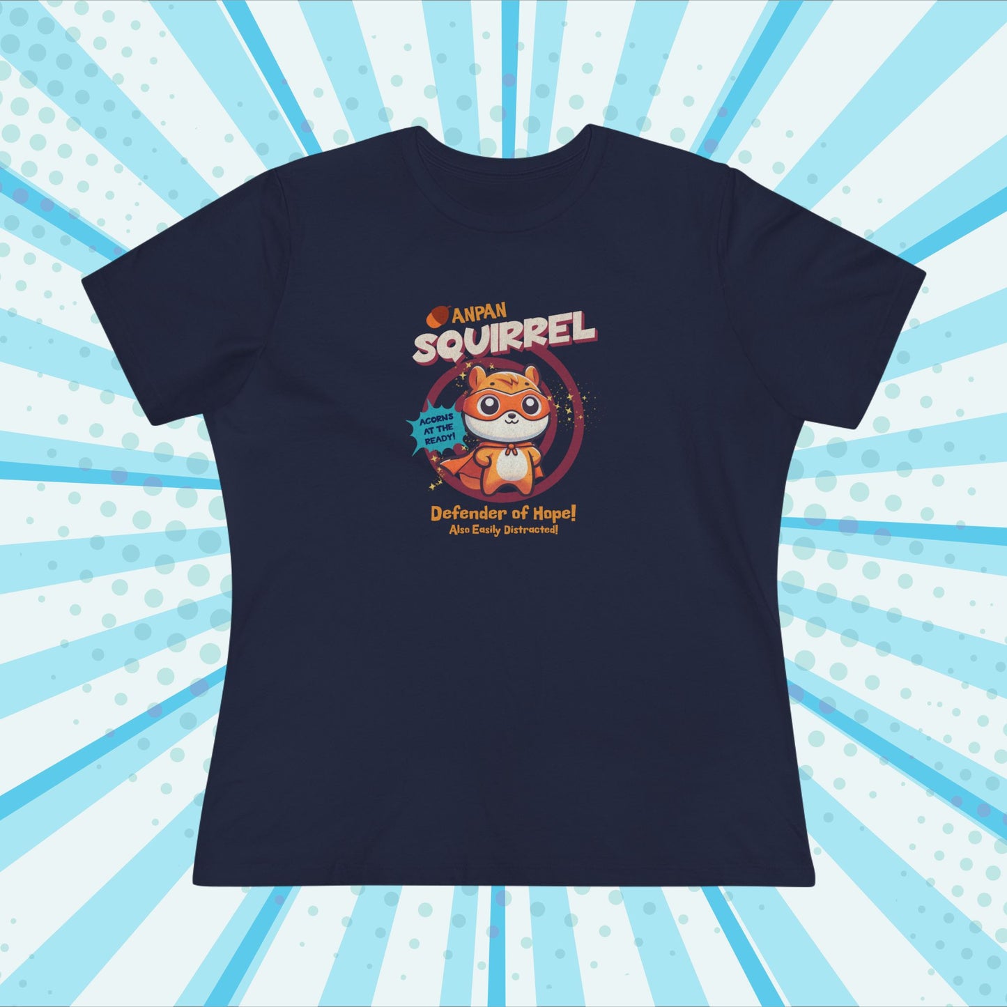 Anpansquirrel Women's Relaxed Jersey Short Sleeve Tee
