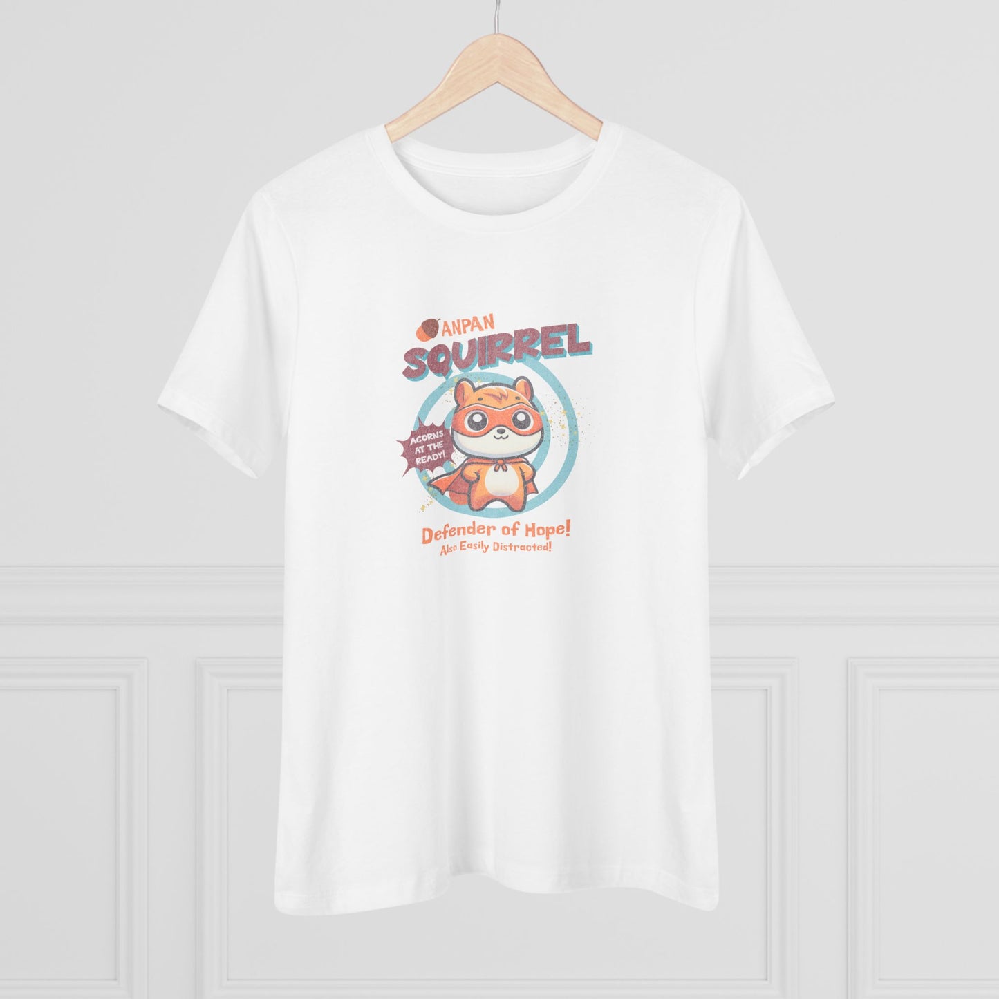 Anpansquirrel Women's Relaxed Jersey Short Sleeve Tee