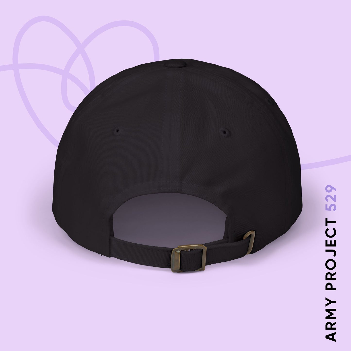 Gwenchana Embroidered Baseball Cap (Black)