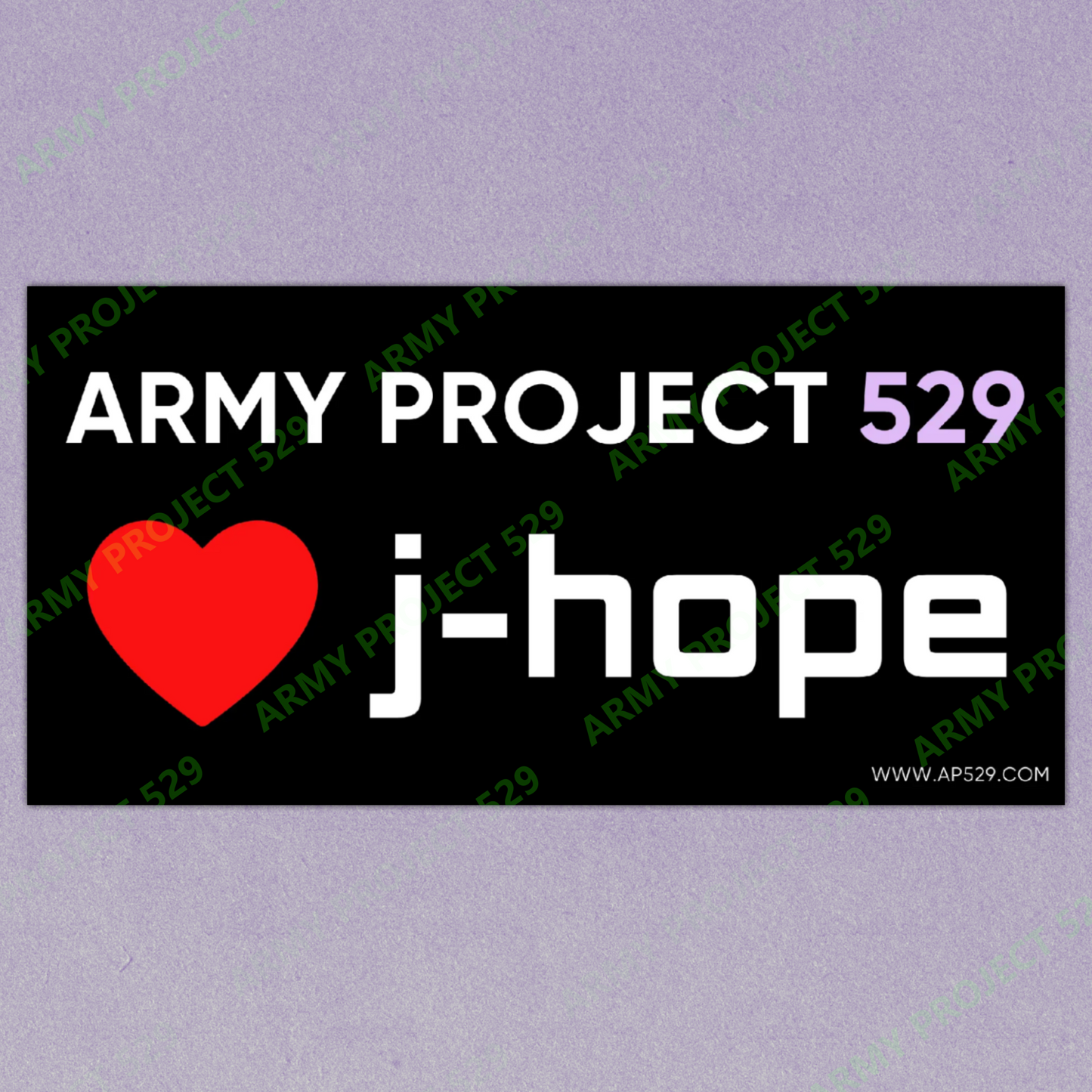 AP529 Loves Hobi Vinyl Concert Sign