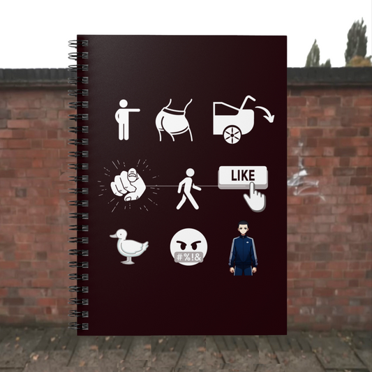 Namjoon Notebook - "Like a Duck" - Clever Fanmade BTS Stationery - Spiral Journal