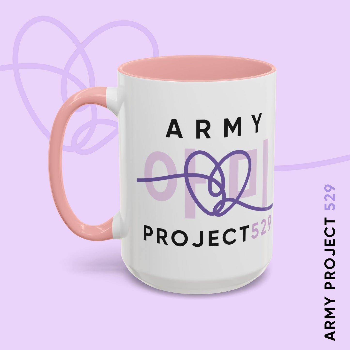 ARMY Project 529 Coffee Mug - Two-Tone 15 oz Ceramic