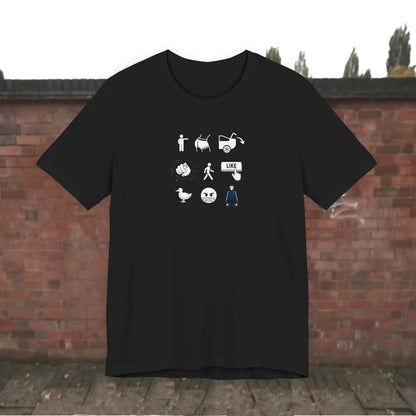 Walking Like A Duck Unisex Jersey Short Sleeve Tee