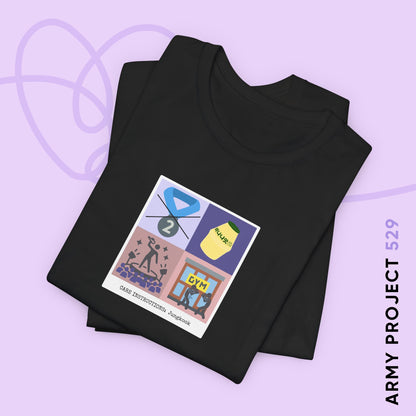 Jungkook Care Instructions Unisex Jersey Short Sleeve Tee