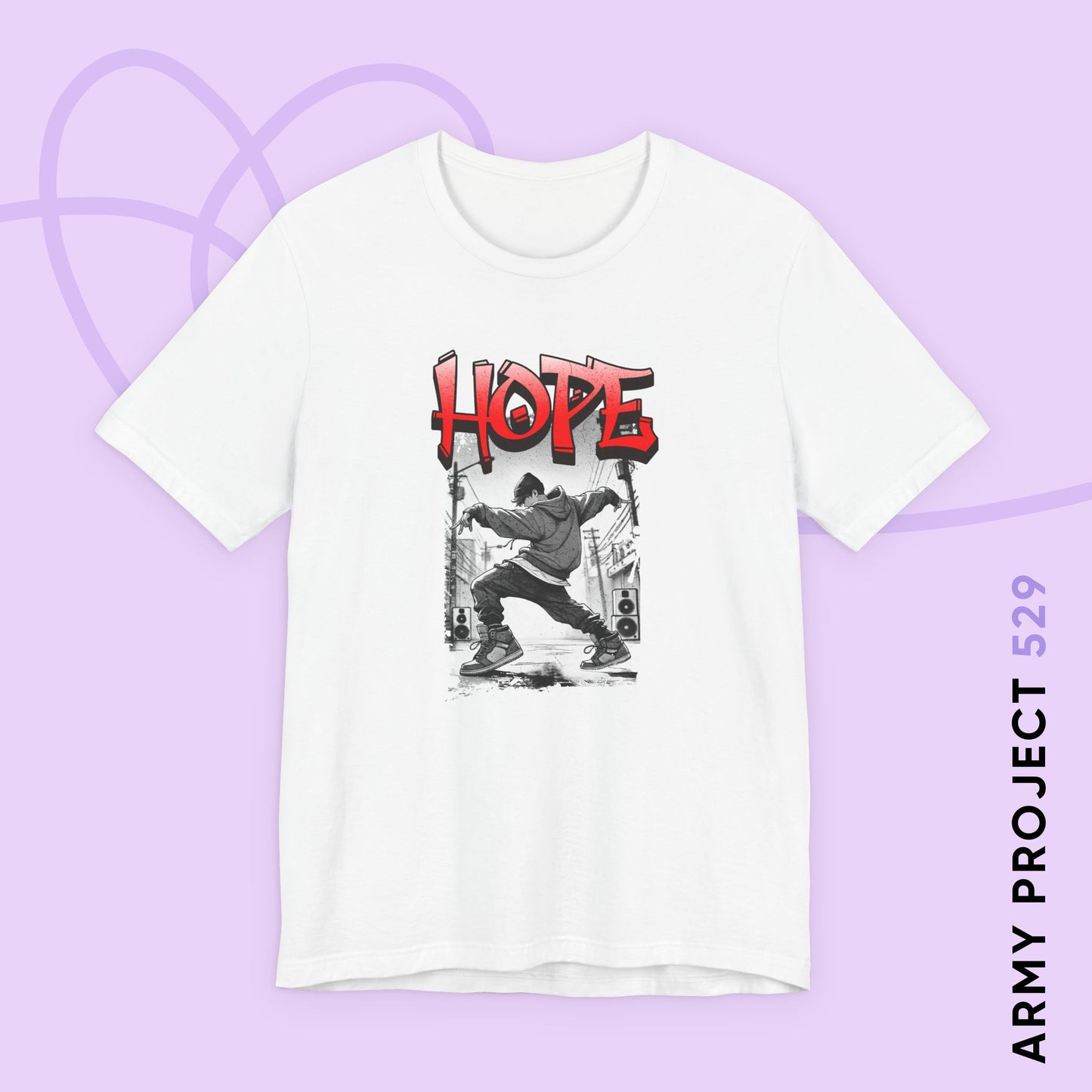 HOTS with Hope (Stop Sign ver.) Unisex Jersey Short Sleeve Tee